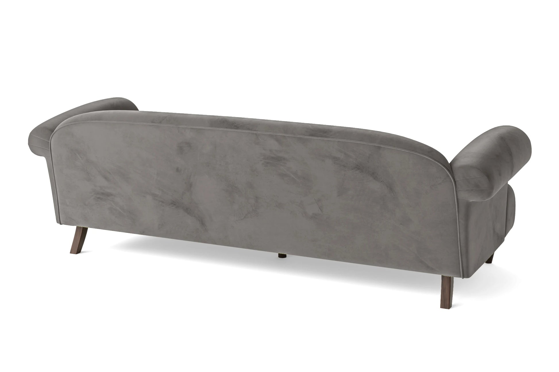 Barberton 4 Seater Sofa Grey Velvet