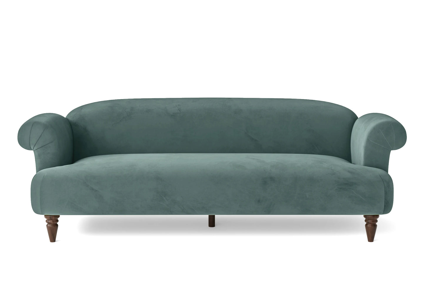 Barberton 4 Seater Sofa Teal Velvet