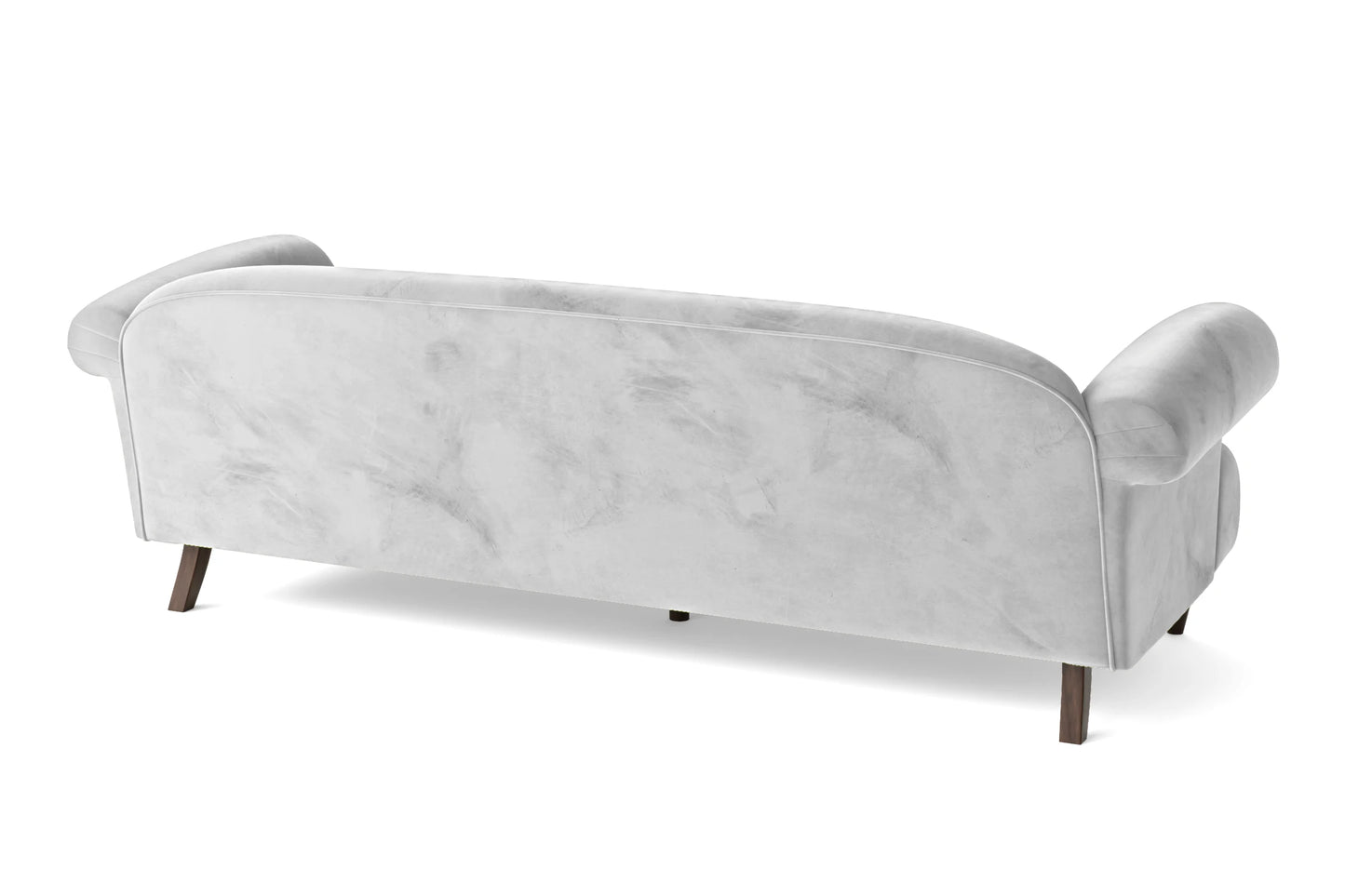 Barberton 4 Seater Sofa White Velvet