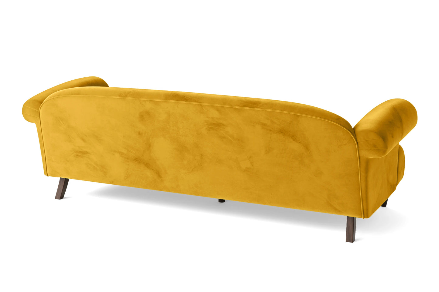 Barberton 4 Seater Sofa Yellow Velvet