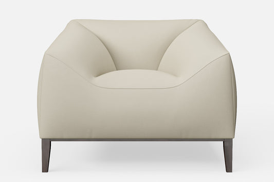 Bergamo Armchair Cream Leather