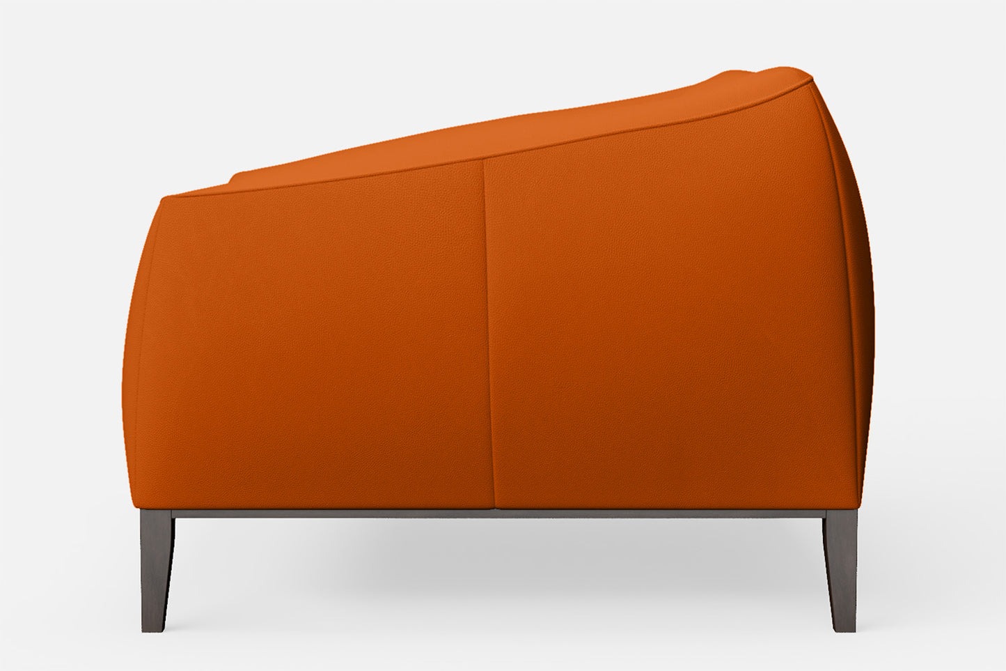 Bergamo Armchair Orange Leather