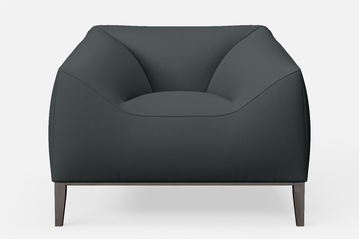 Bergamo Armchair Slate Leather