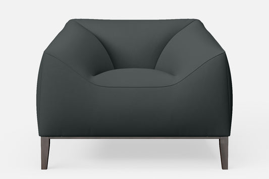 Bergamo Armchair Slate Leather