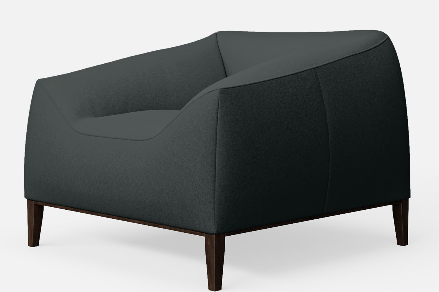 Bergamo Armchair Slate Leather