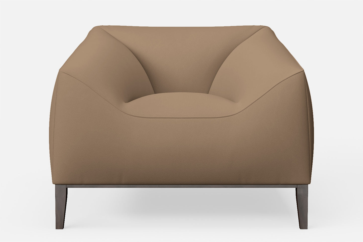 Bergamo Armchair Stone Leather