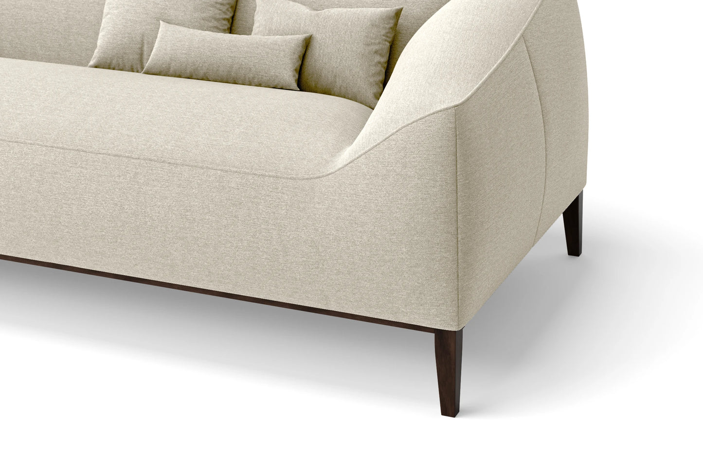 Bergamo Armchair Cream Linen Fabric