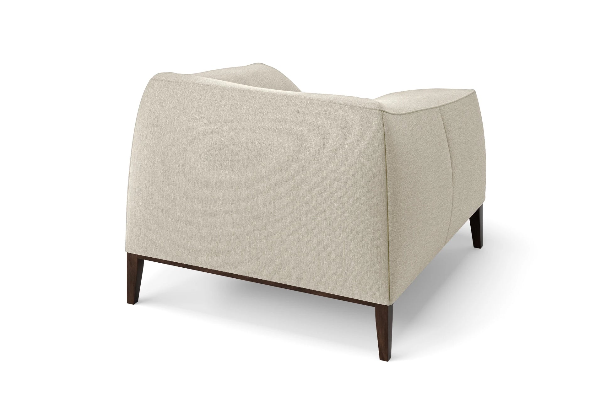 Bergamo Armchair Cream Linen Fabric