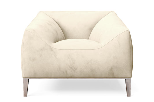 Bergamo Armchair Cream Velvet