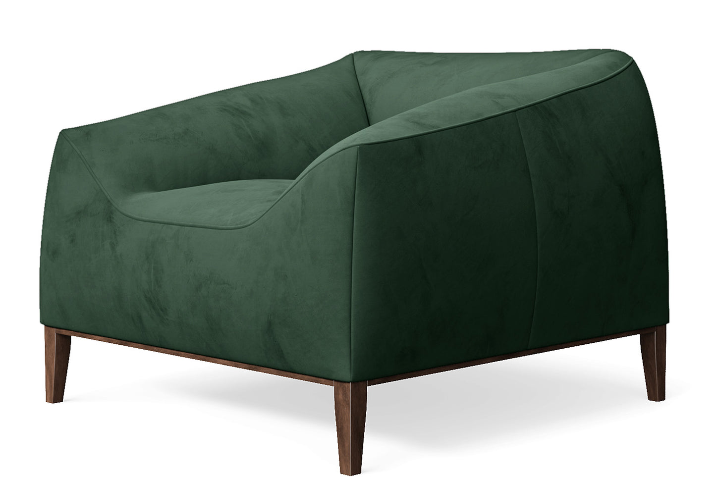 Bergamo Armchair Green Velvet