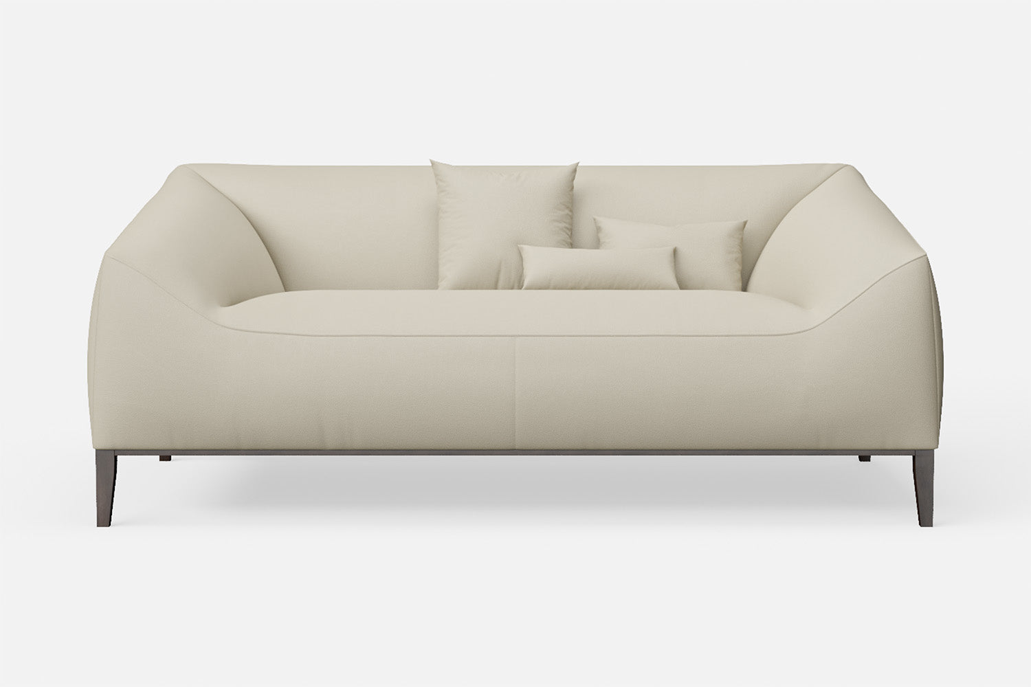 Bergamo 2 Seater Sofa Cream Leather