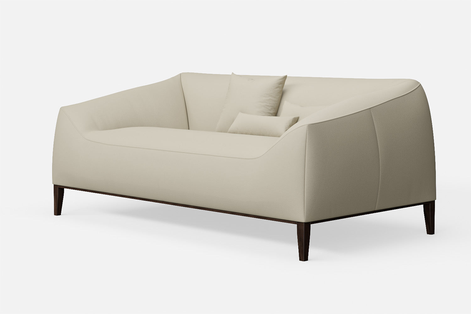 Bergamo 2 Seater Sofa Cream Leather