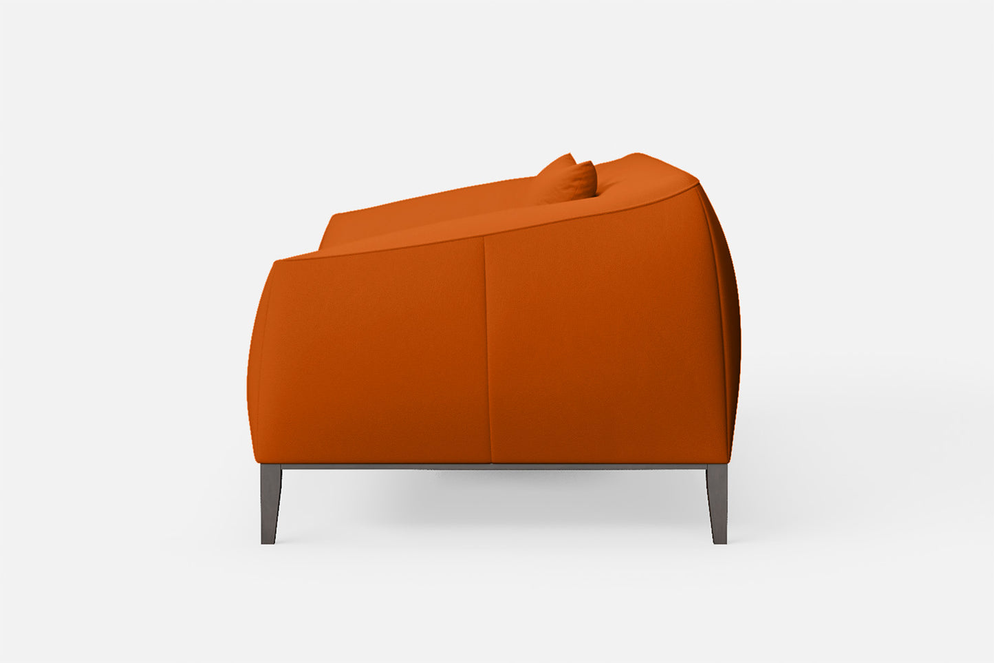 Bergamo 2 Seater Sofa Orange Leather