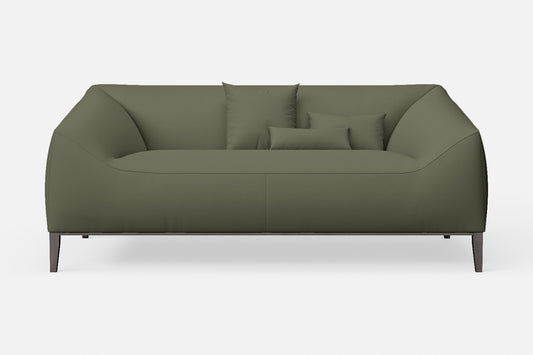 Bergamo 2 Seater Sofa Sage Leather