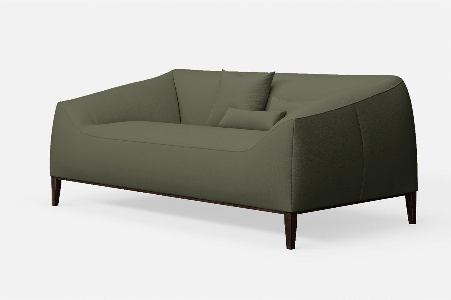 Bergamo 2 Seater Sofa Sage Leather