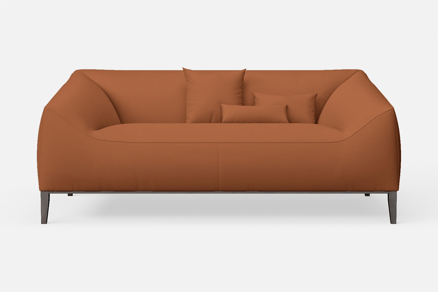 Bergamo 2 Seater Sofa Tan Brown Leather