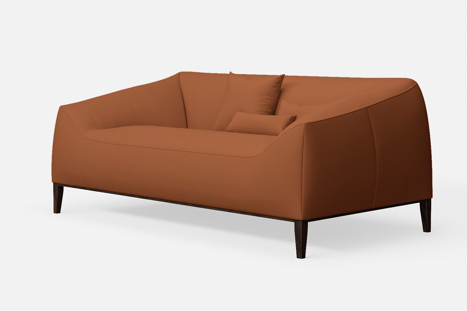 Bergamo 2 Seater Sofa Tan Brown Leather