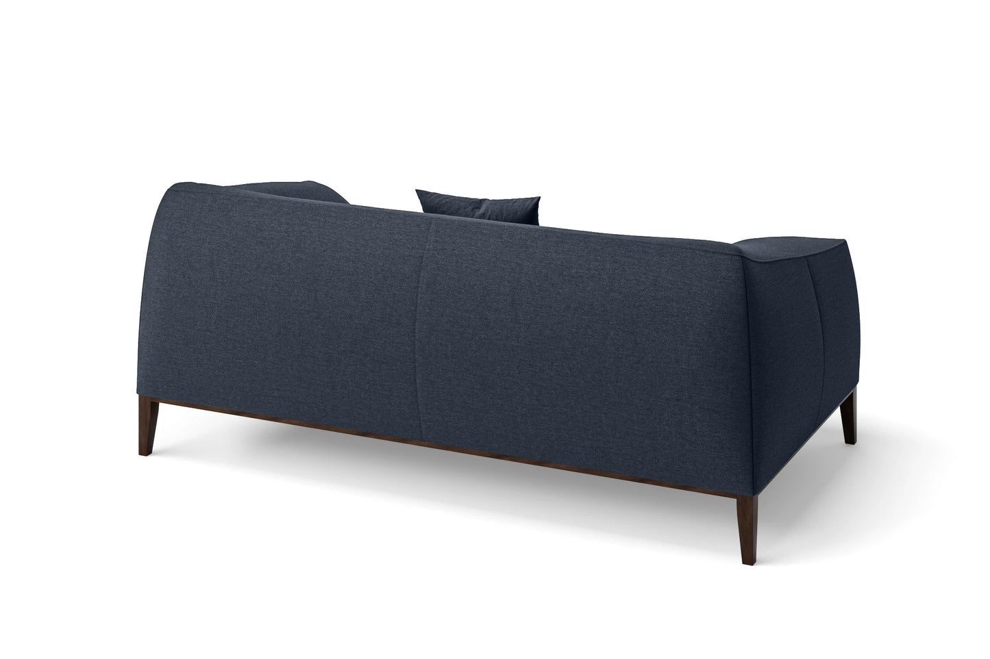 Bergamo 2 Seater Sofa Dark Blue Linen Fabric