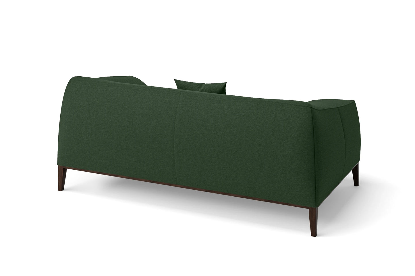 Bergamo 2 Seater Sofa Forest Green Linen Fabric