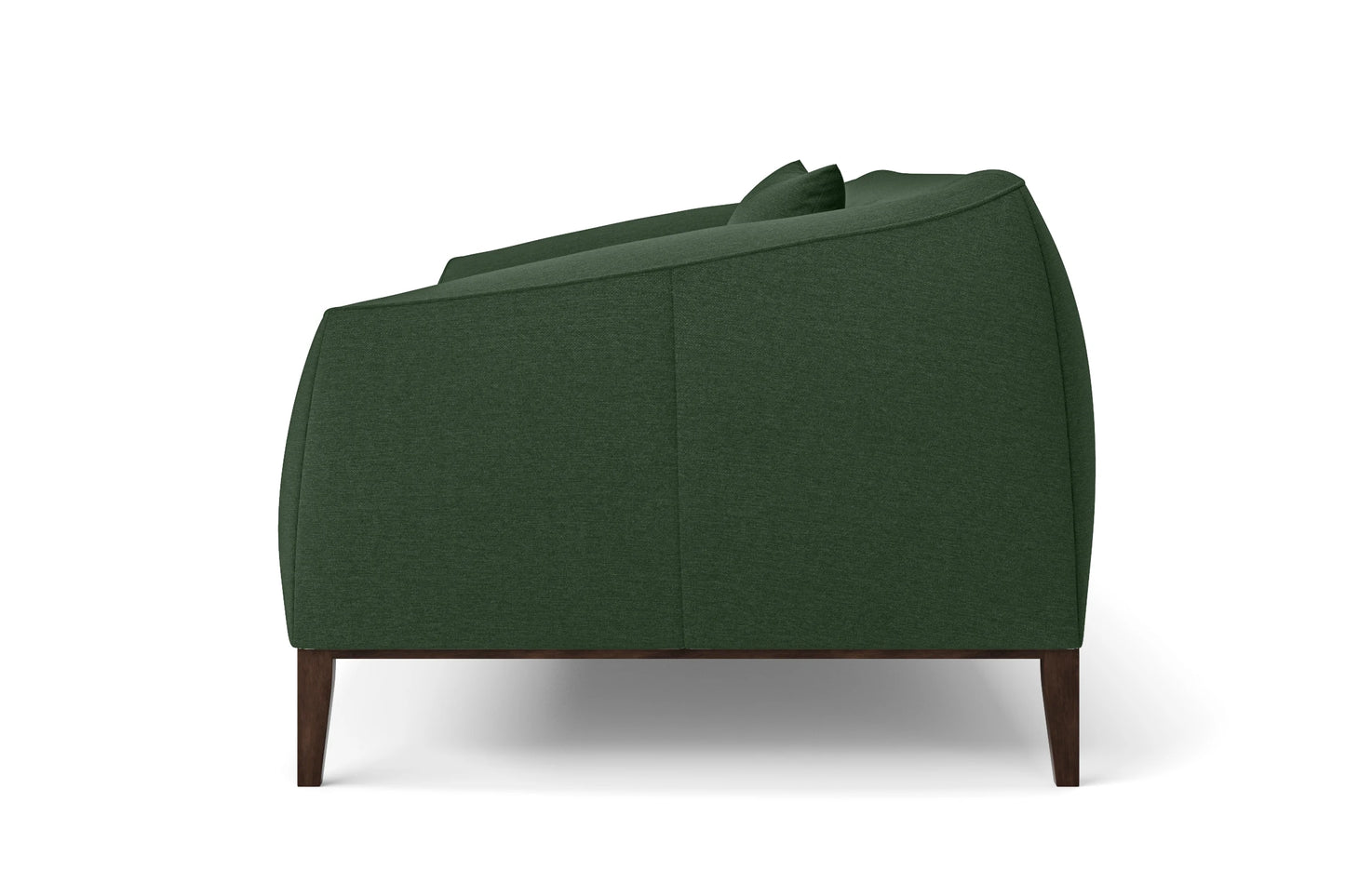 Bergamo 2 Seater Sofa Forest Green Linen Fabric