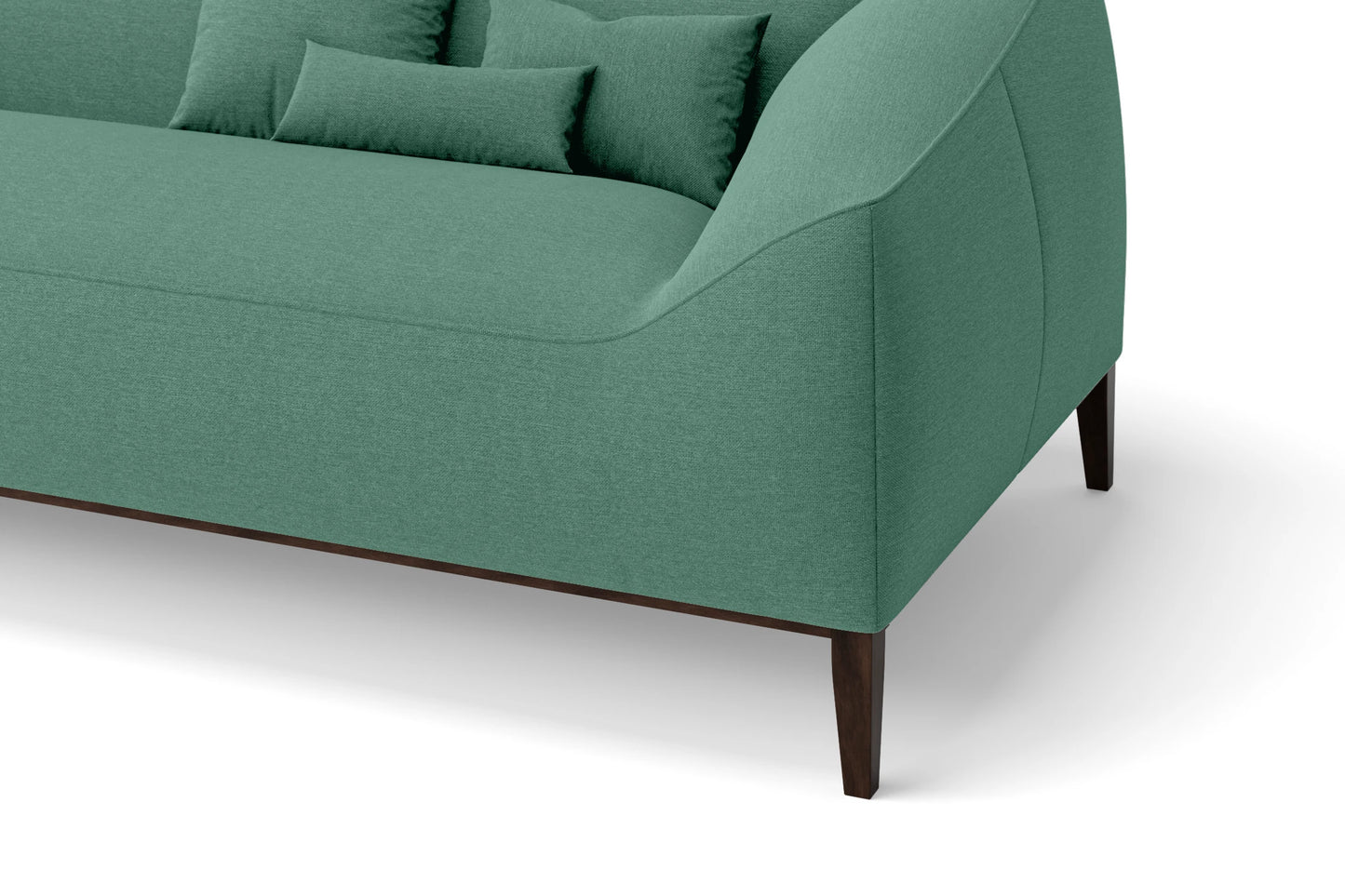 Bergamo 2 Seater Sofa Mint Green Linen Fabric