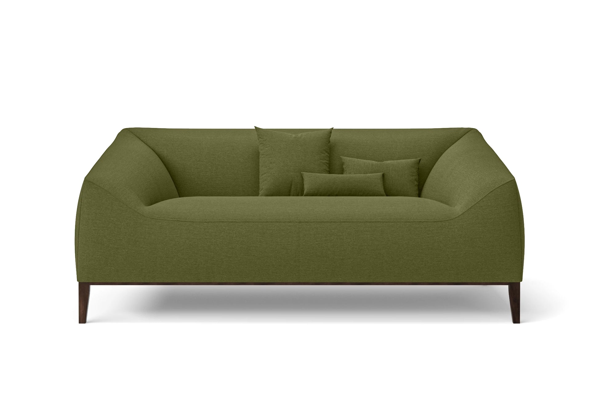 Bergamo 2 Seater Sofa Olive Linen Fabric