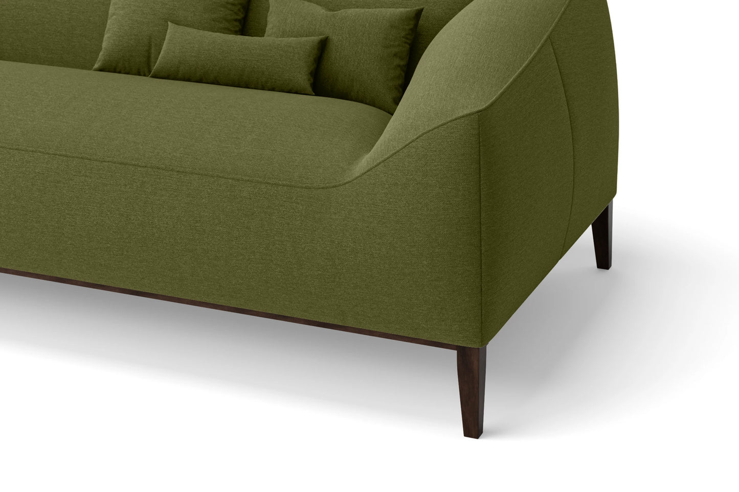 Bergamo 2 Seater Sofa Olive Linen Fabric