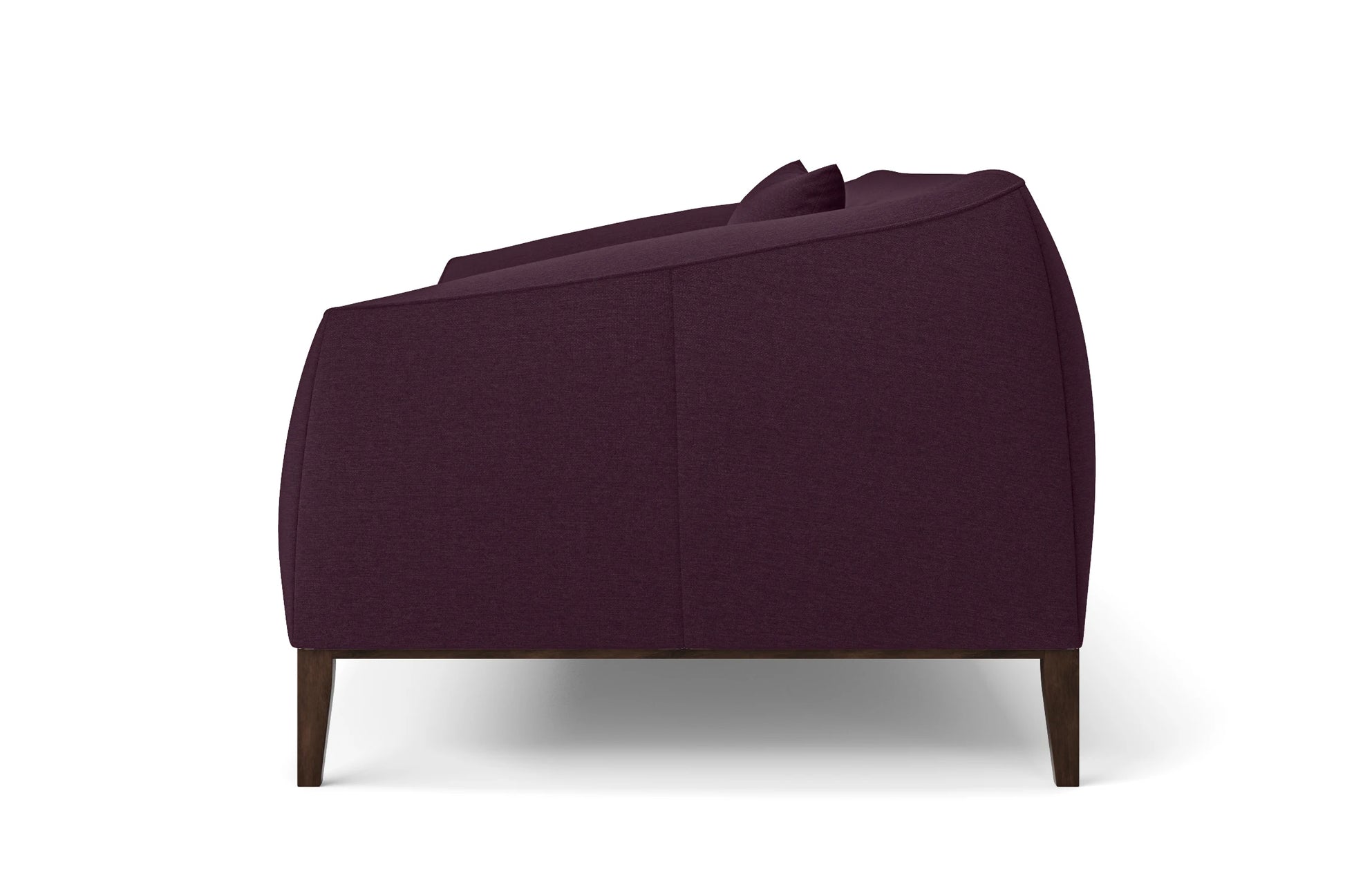 Bergamo 2 Seater Sofa Purple Linen Fabric