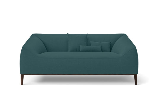 Bergamo 2 Seater Sofa Teal Linen Fabric