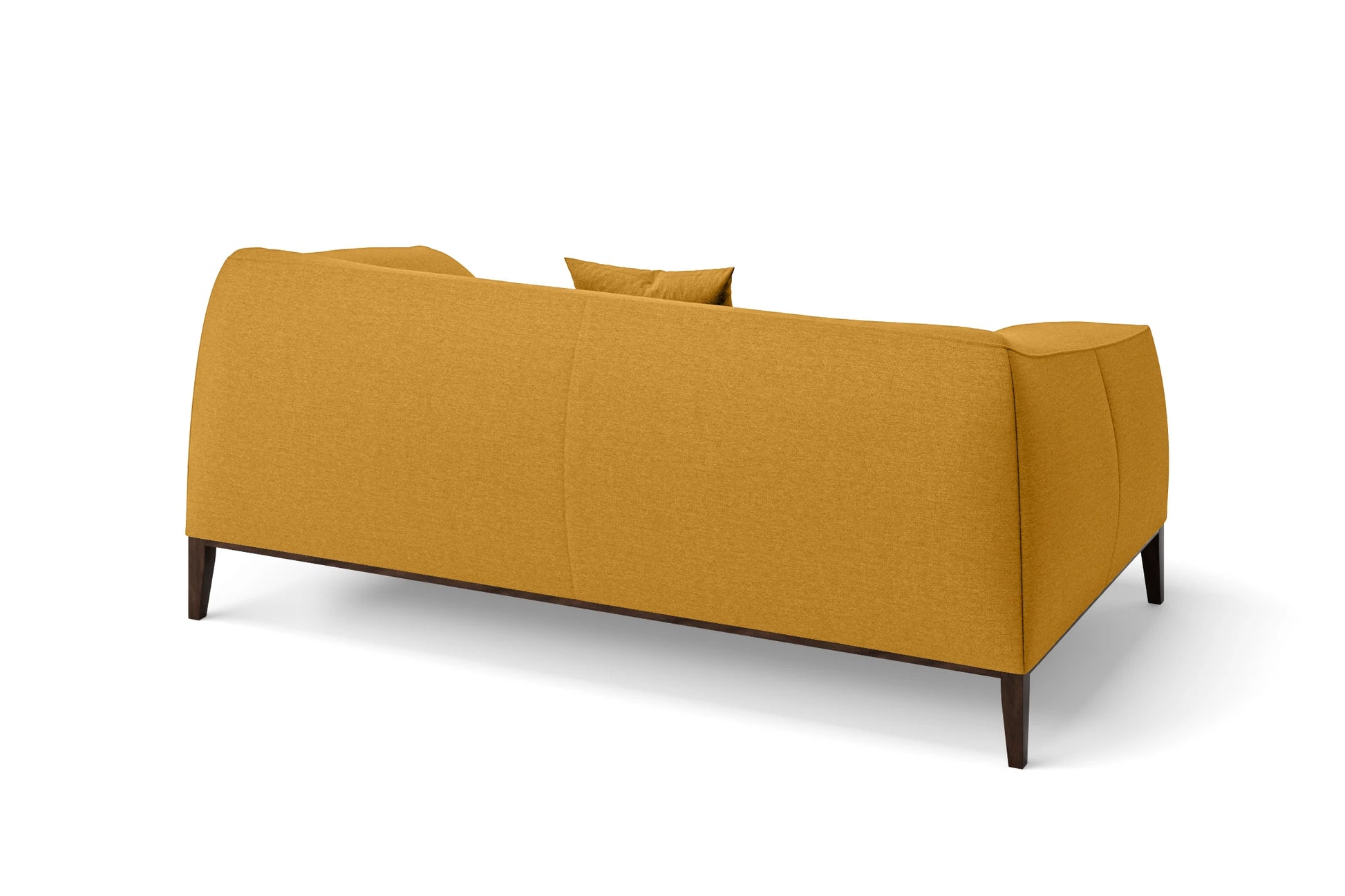 Bergamo 2 Seater Sofa Yellow Linen Fabric