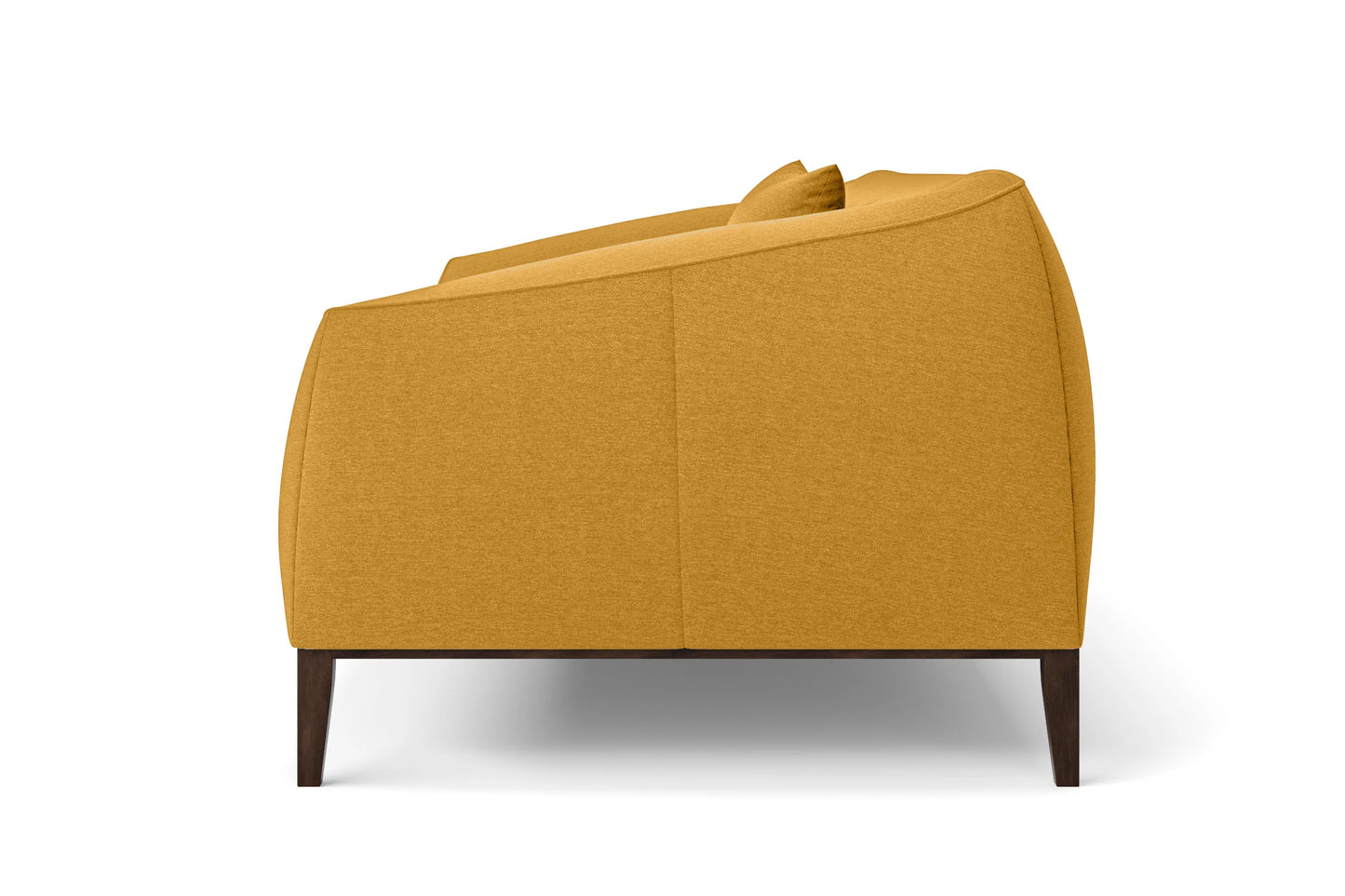 Bergamo 2 Seater Sofa Yellow Linen Fabric