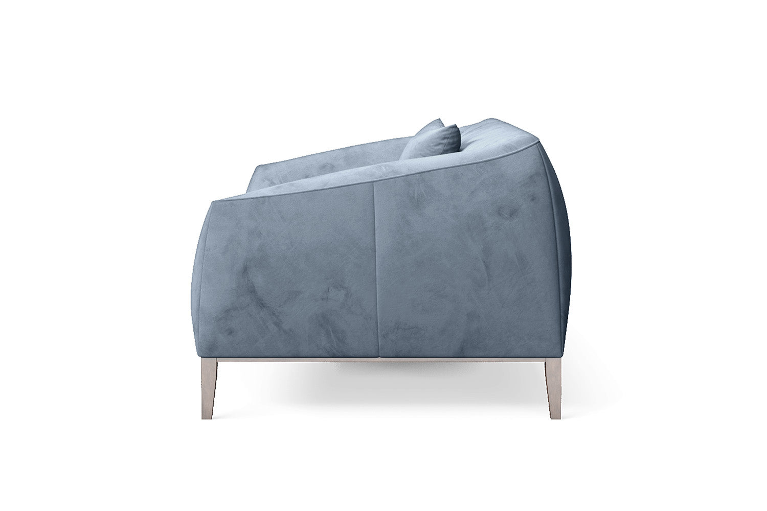 Bergamo 2 Seater Sofa Baby Blue Velvet