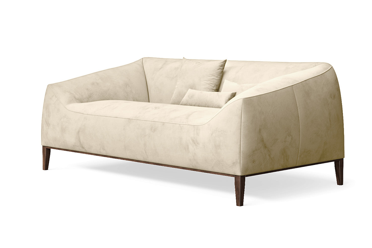 Bergamo 2 Seater Sofa Cream Velvet