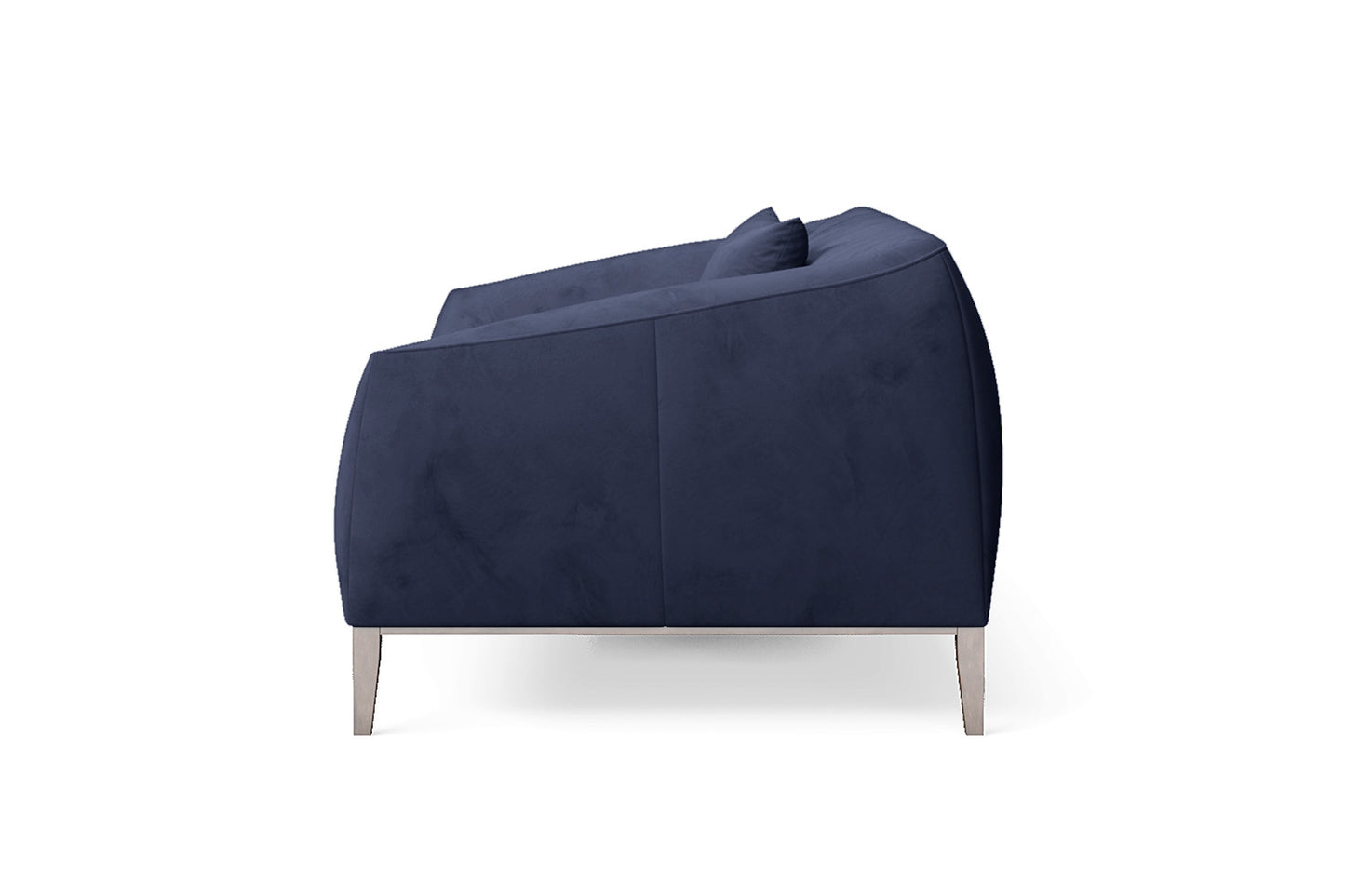 Bergamo 2 Seater Sofa Dark Blue Velvet