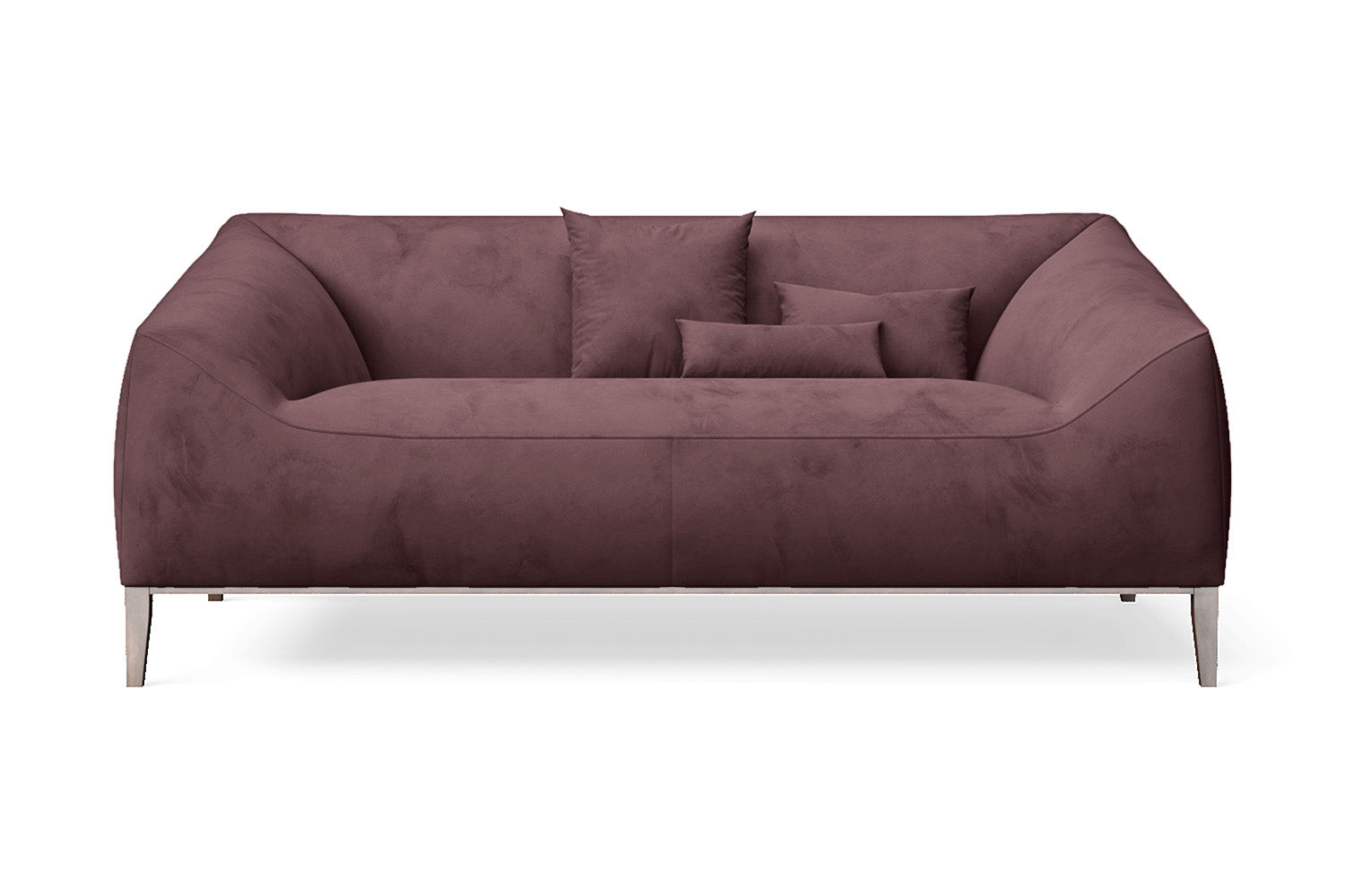 Bergamo 2 Seater Sofa Grape Velvet