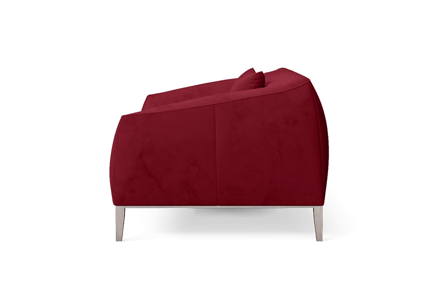 Bergamo 2 Seater Sofa Red Velvet