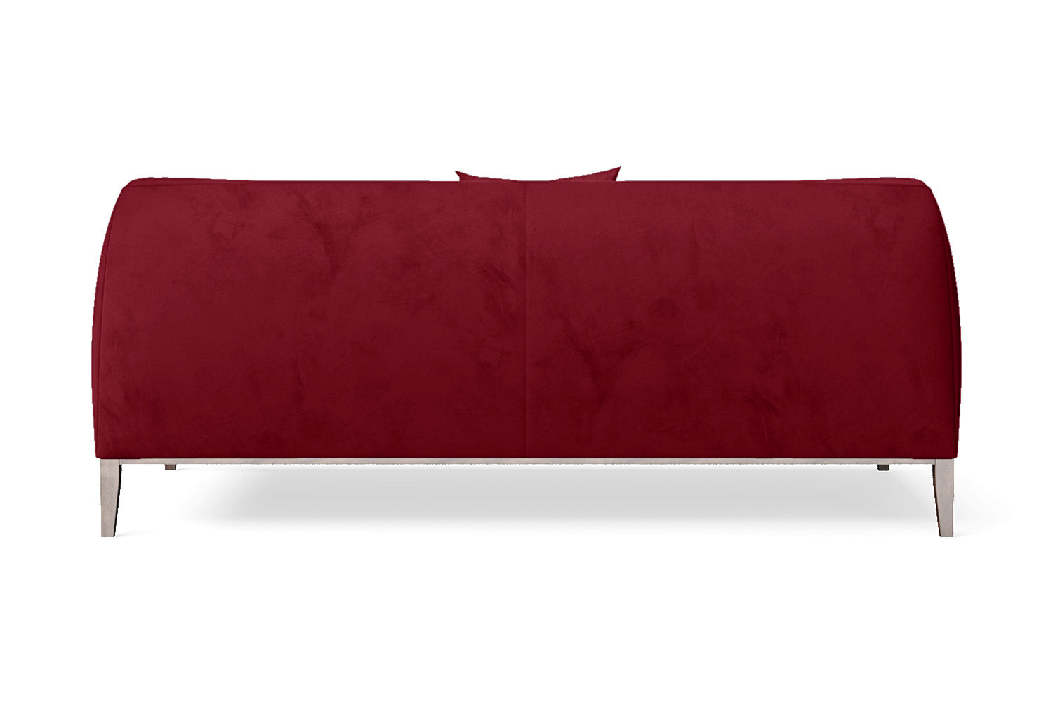 Bergamo 2 Seater Sofa Red Velvet