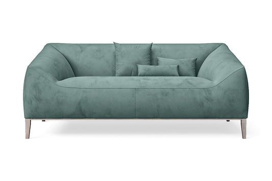 Bergamo 2 Seater Sofa Teal Velvet