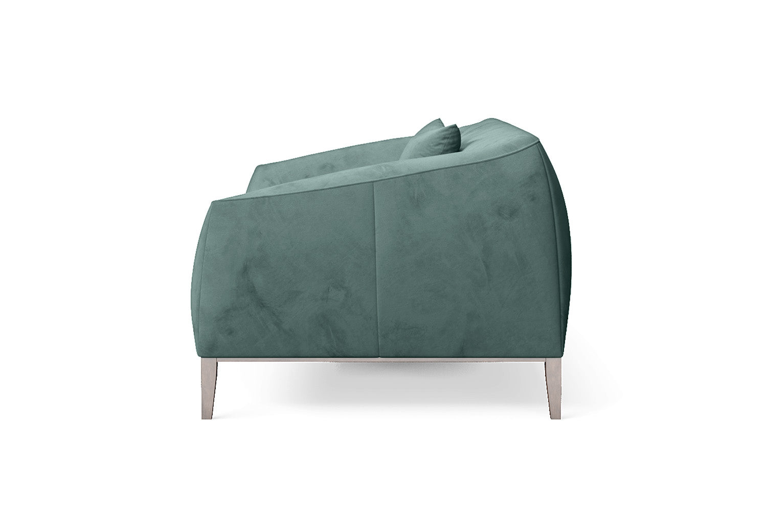 Bergamo 2 Seater Sofa Teal Velvet