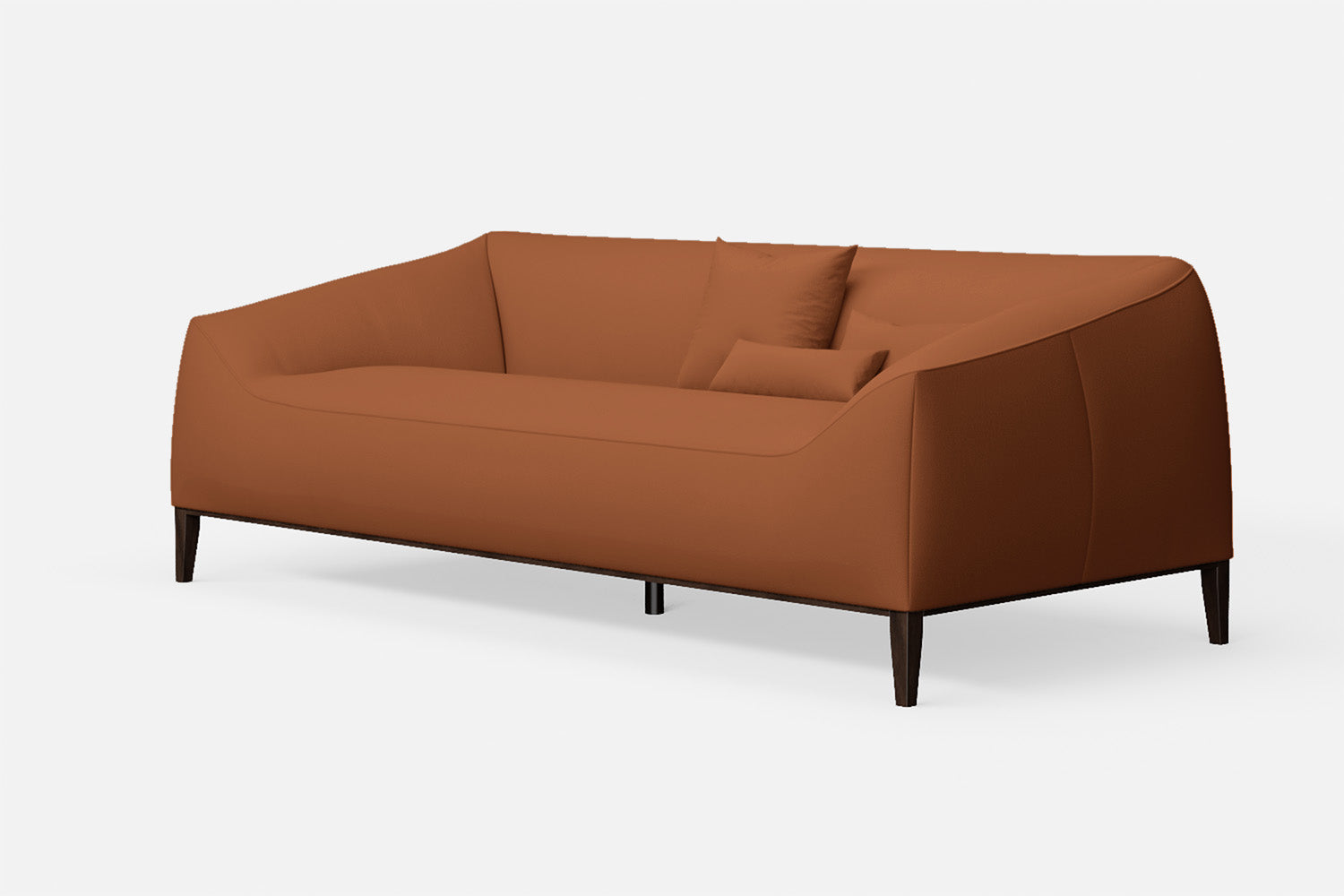 Bergamo 3 Seater Sofa Tan Brown Leather