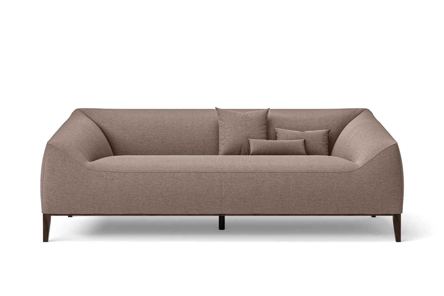 Bergamo 3 Seater Sofa Caramel Linen Fabric