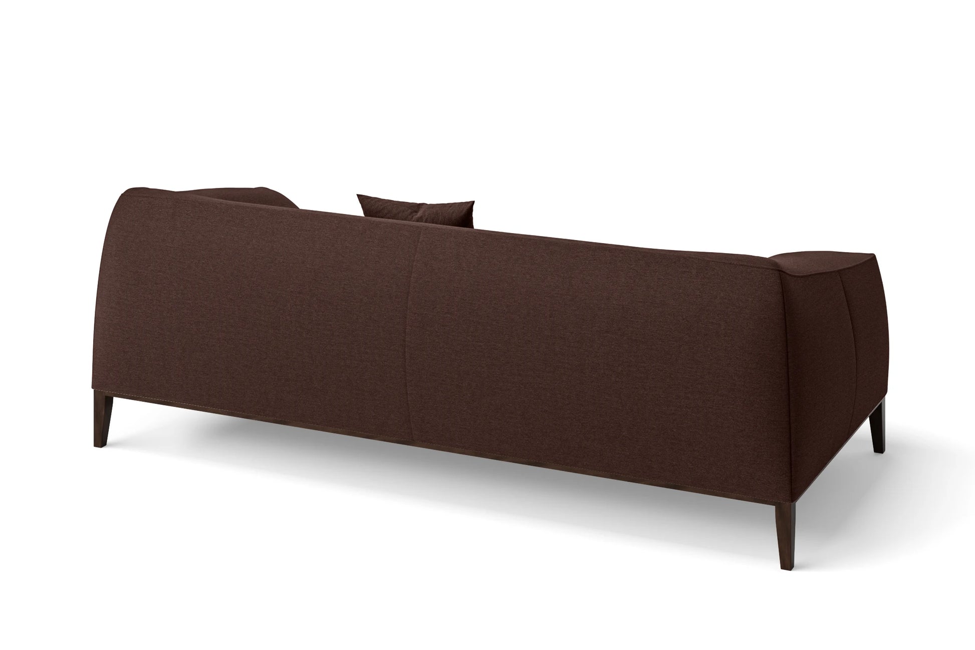 Bergamo 3 Seater Sofa Coffee Brown Linen Fabric