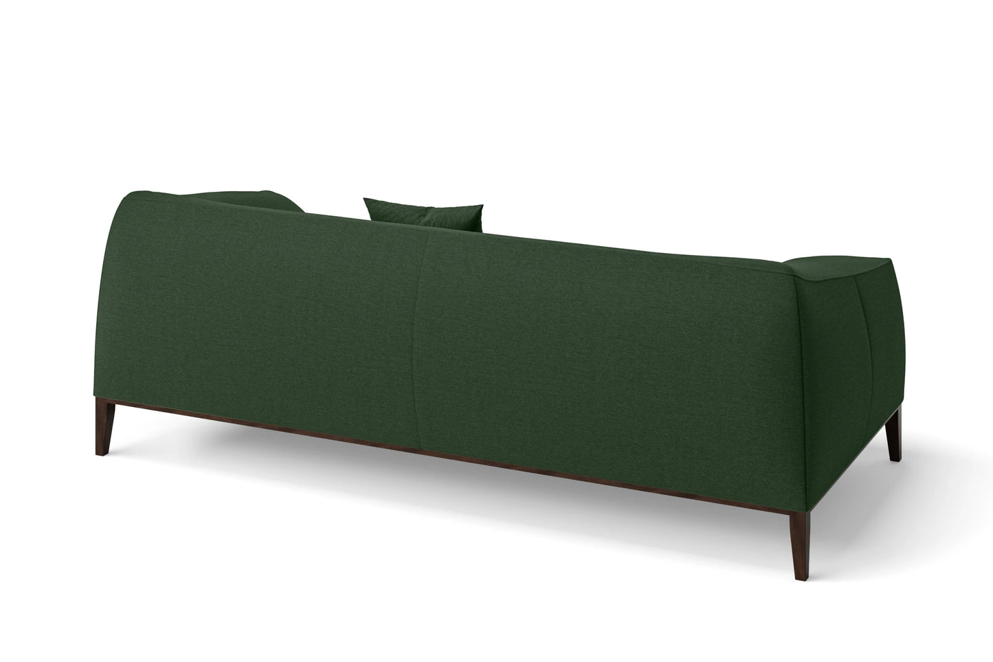 Bergamo 3 Seater Sofa Forest Green Linen Fabric