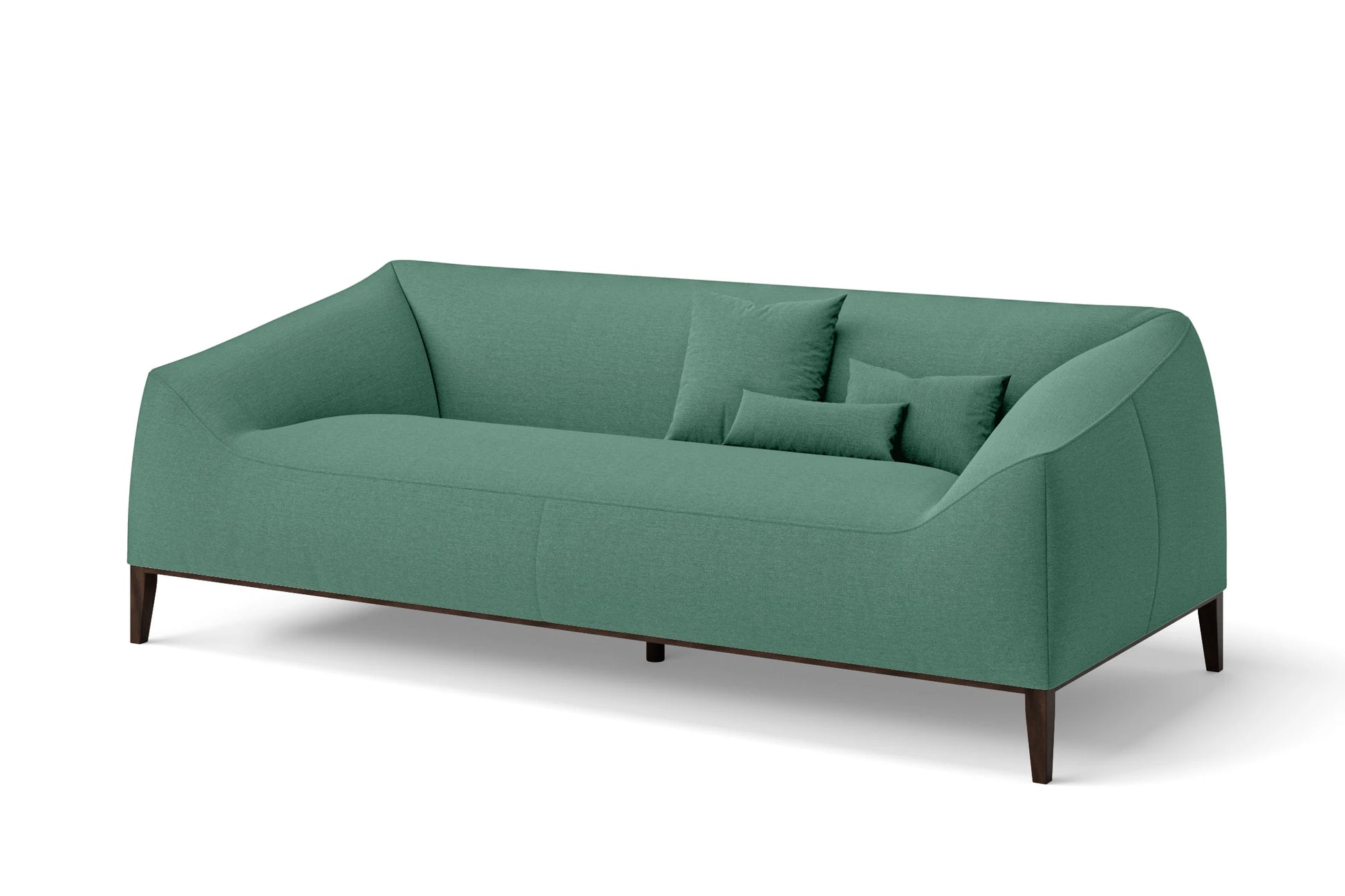 Bergamo 3 Seater Sofa Mint Green Linen Fabric