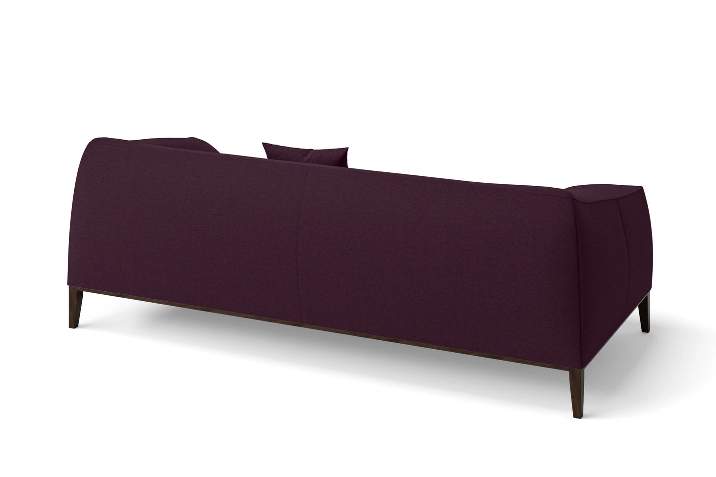 Bergamo 3 Seater Sofa Purple Linen Fabric