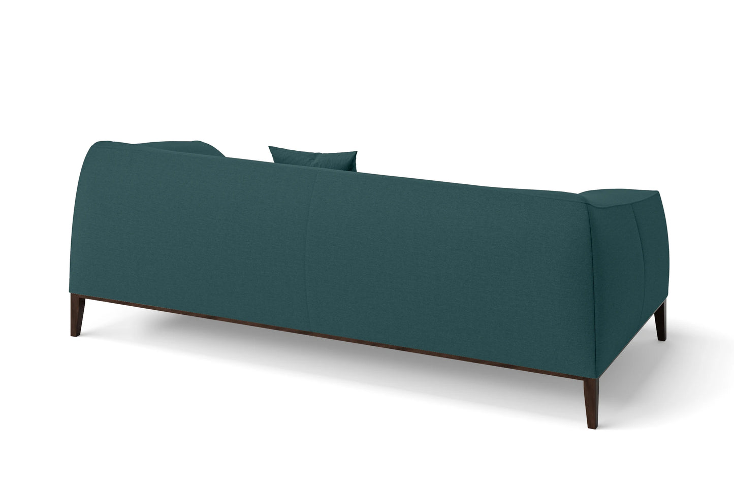 Bergamo 3 Seater Sofa Teal Linen Fabric