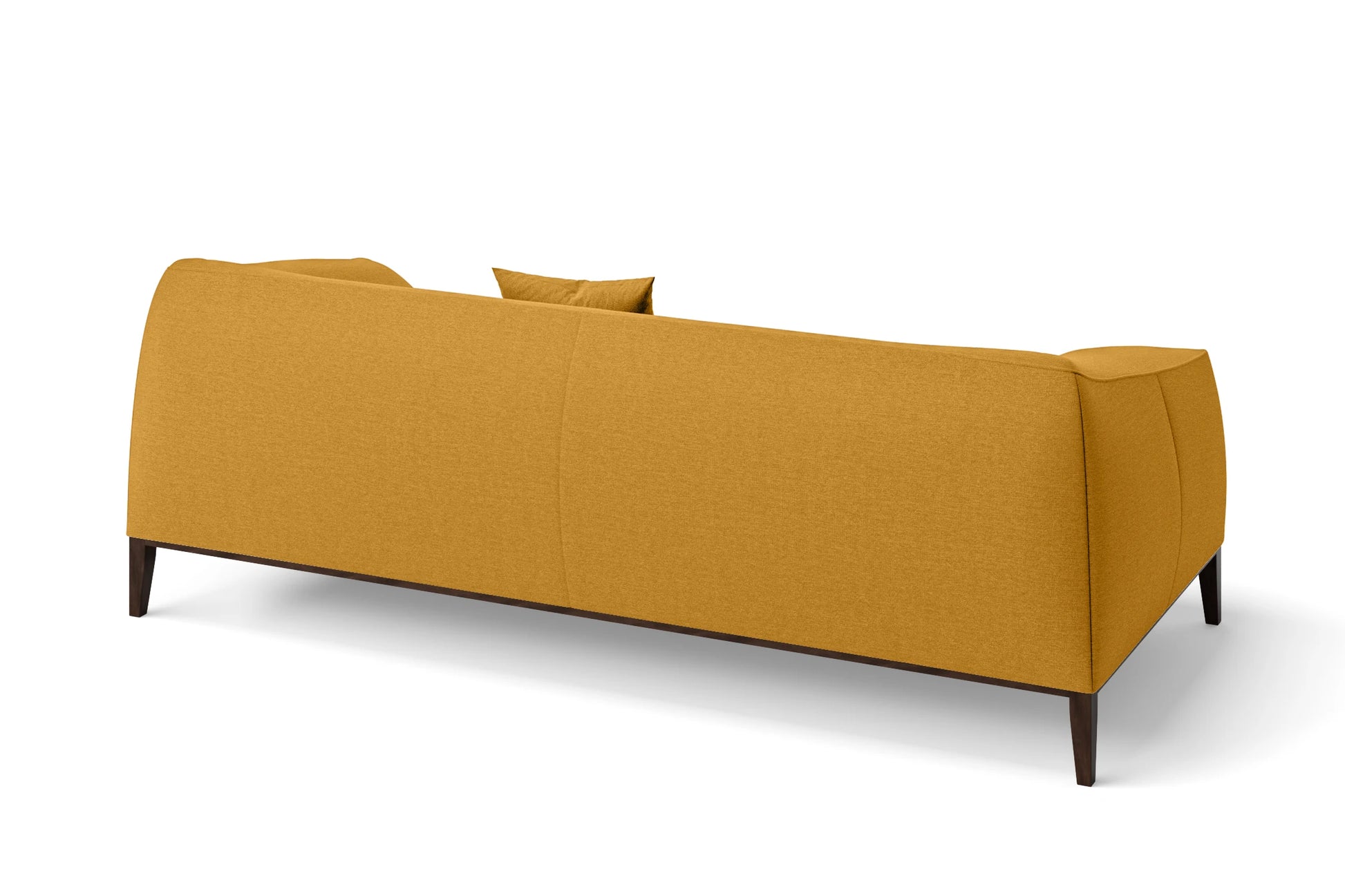 Bergamo 3 Seater Sofa Yellow Linen Fabric