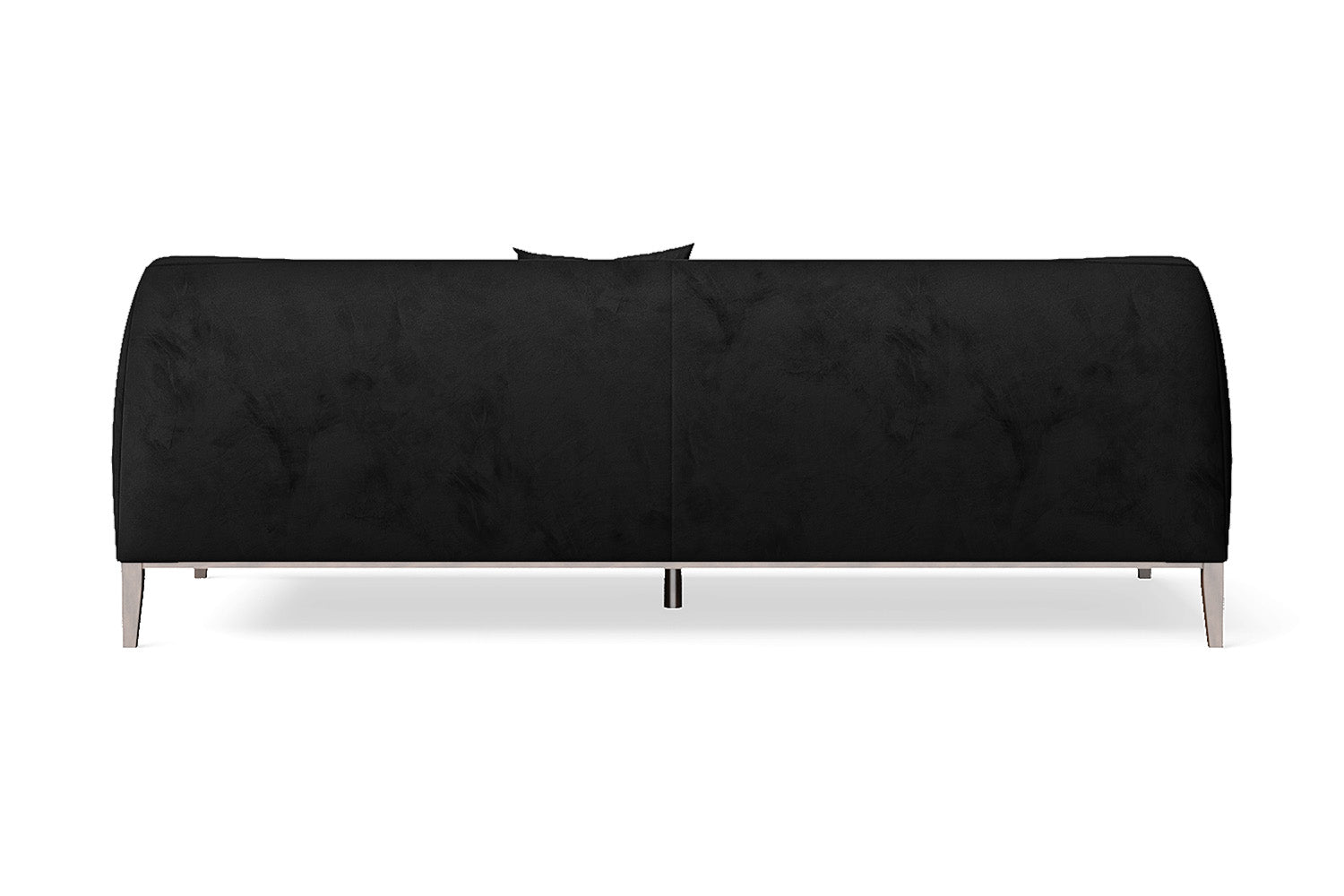 Bergamo 3 Seater Sofa Black Velvet