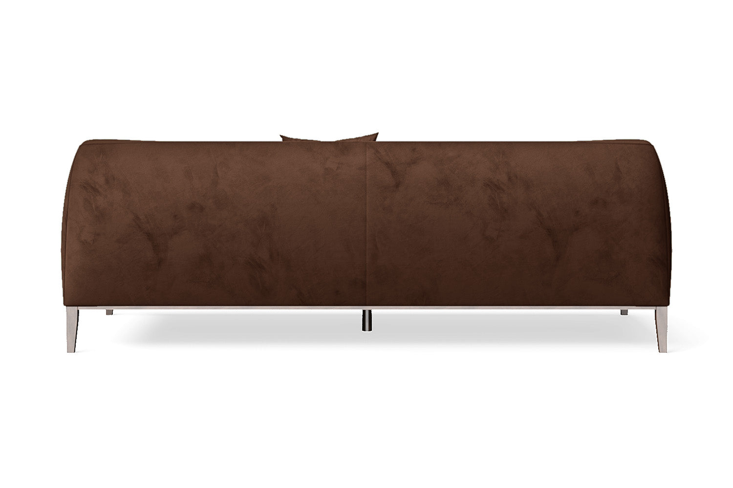 Bergamo 3 Seater Sofa Coffee Brown Velvet