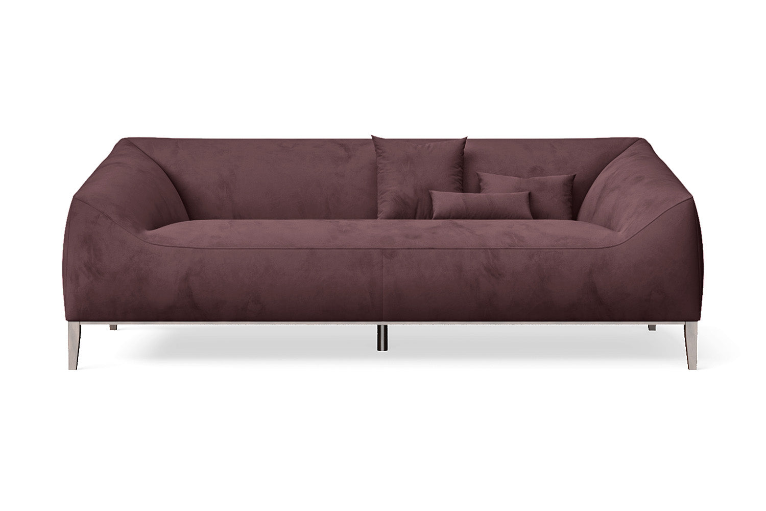 Bergamo 3 Seater Sofa Grape Velvet